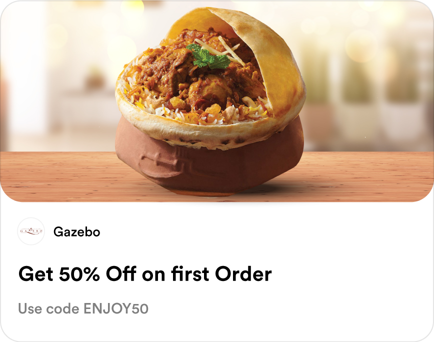 Gazebo - Get Upto 50% Off on First Order